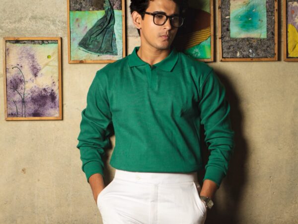 Retro Green Pullover