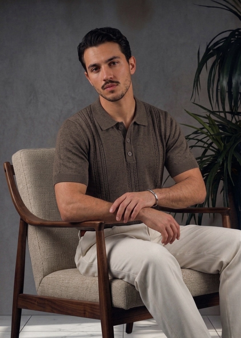 Espresso Knit Polo
